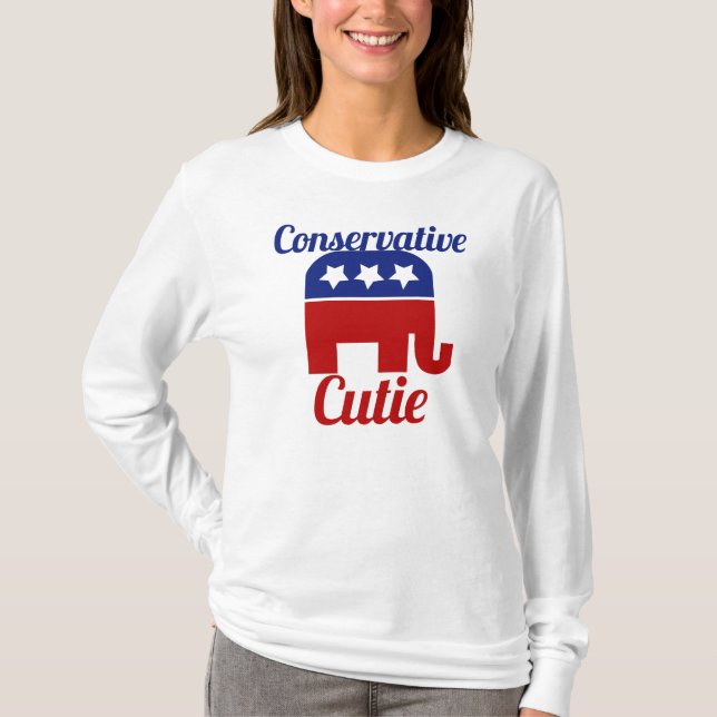 Konservativ Cutie T-shirt (Framsida)