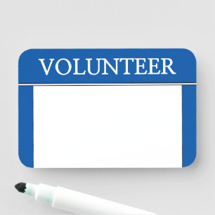 Konservativ, Dapper "VOLUNTEER" Namn bricka Namnbricka
