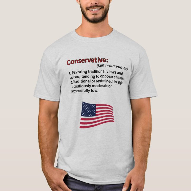 Konservativ definitionT-tröja T-shirt (Framsida)