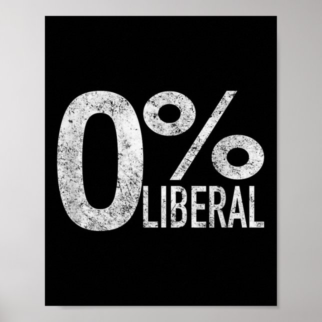 Konservativ efter design, företaget Anti-Liberal Poster (Framsidan)