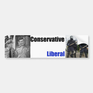 Konservativ eller liberal bildekal