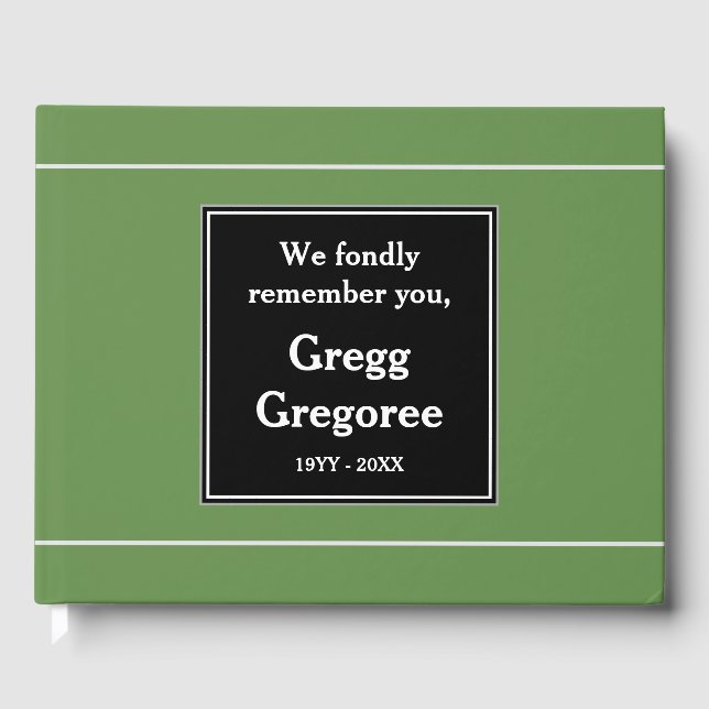 Konservativ, enkel begravningsgäst Bok (Framsida)