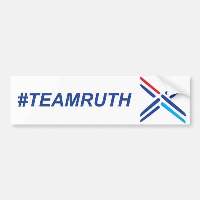 Konservativ för #TeamRuthRuth Davidson skott Bildekal (Framsidan)