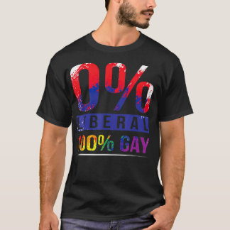 Konservativ Gay pride Rainbow Flagga HBT T T Shirt