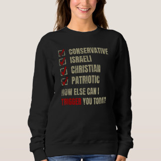 Konservativ israelisk kristen Patriotic Funny T Shirt