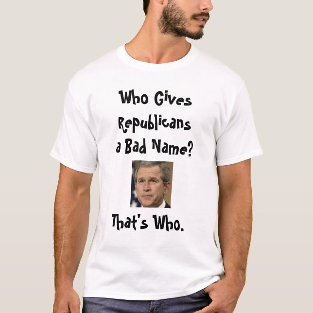 Konservativ mot presidenten Bush Tröja (Framsida)