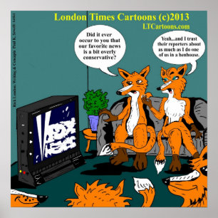 Konservativ News Funny Poster