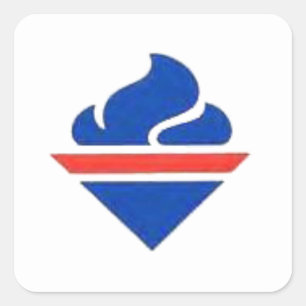 Konservativ Party Gamla Logotypen Torch Fyrkantigt Klistermärke