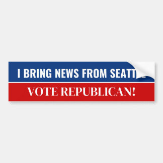 Konservativ Republican Bumper Sticker Bildekal