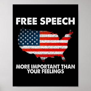 Konservativ Republikan Yttrandefrihet Amerikansk F Poster