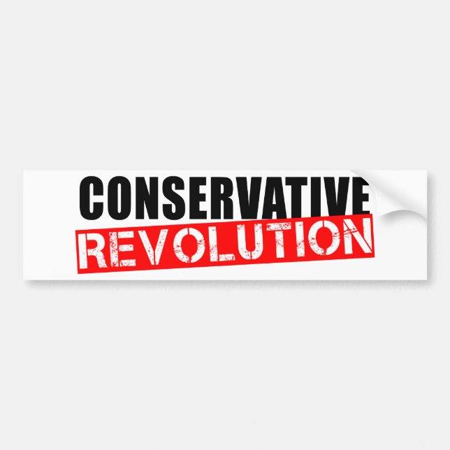 Konservativ revolution bildekal (Framsidan)