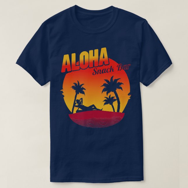 Konservativ Shirt Aloha Snackbar Funny T (Design framsida)