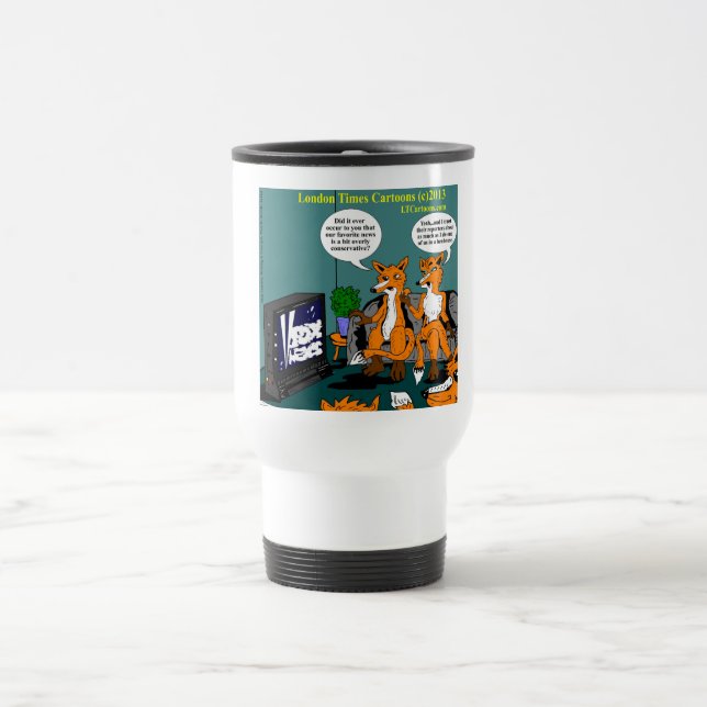 Konservativa Nyheter Rolig Tecknad Serie Resemugg (Center)
