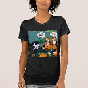 Konservativa Nyheter Rolig Tecknad Serie T-shirt
