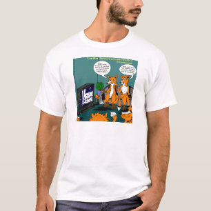 Konservativa Nyheter Rolig Tecknad Serie T Shirt