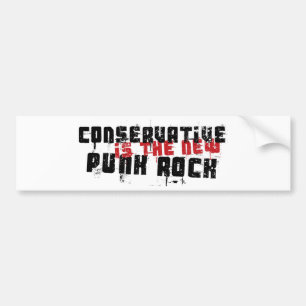 Konservativet är den nya Punk stenen Bildekal