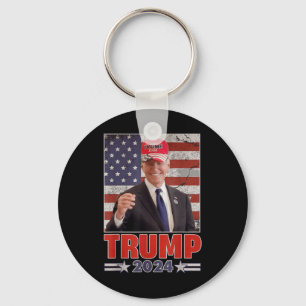 Konservativet Donald Trump 2: Anti Joe Biden Funny Nyckelring