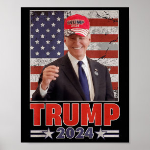 Konservativet Donald Trump 2: Anti Joe Biden Funny Poster