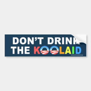 Konservativet "Drick inte Koolaid"-dekal Bildekal