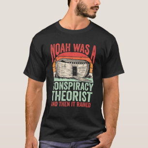 Konservativet Lustigt Christian Noah var en konspi T Shirt