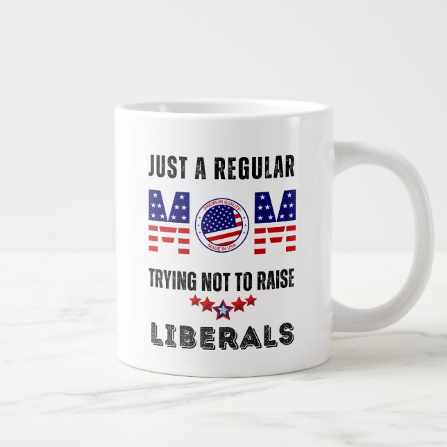 Konservativet Mamma Mugg-20 oz Jumbo Mugg (Höger)