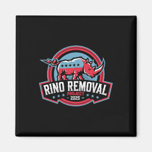 Konservativet Rino Borttagning av projektrp Funny Magnet