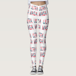 Konservativet Ultra MAGA Trump Patriotic Republica Leggings