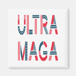 Konservativet Ultra MAGA Trump Patriotic Republica Magnet