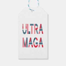 Konservativet Ultra MAGA Trump Patriotic Republica Presentetikett