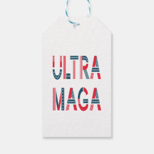 Konservativet Ultra MAGA Trump Patriotic Republica Presentetikett