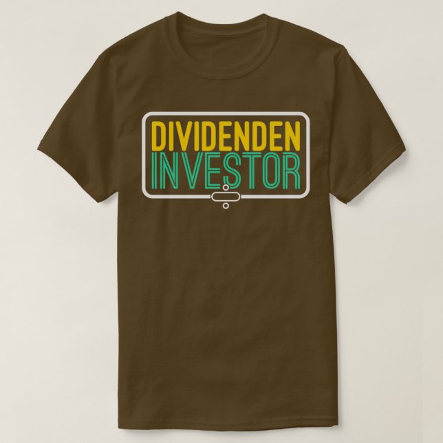 Konservativet Utdelningar Investor Capitalist Shar T Shirt (Design framsida)