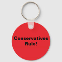 Konservativets regel! Nyckelring