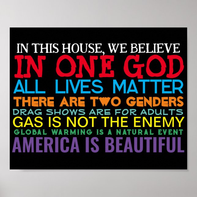 KONSERVATIVETS VÄRDEN - POSTER (Framsidan)