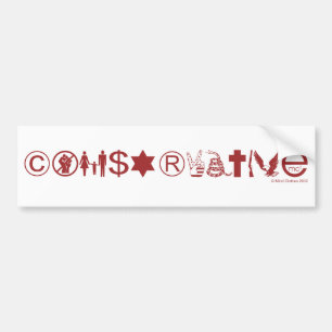 Konservativt symbol bildekal