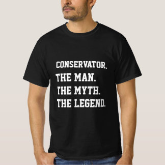 Konservator människan myten om förklaringen T-Shir T Shirt