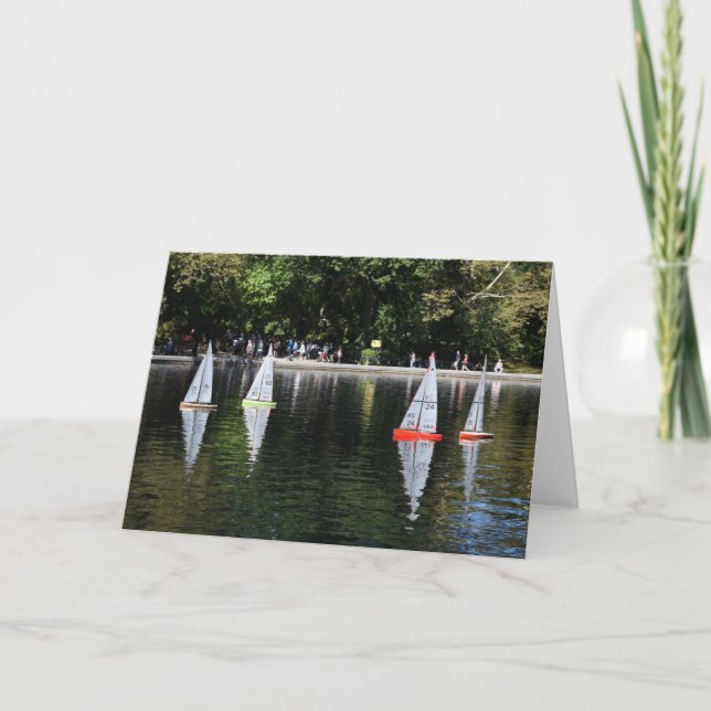 Konservatorialguineanska parken Vatten Boat Pond N Kort (Framsida)