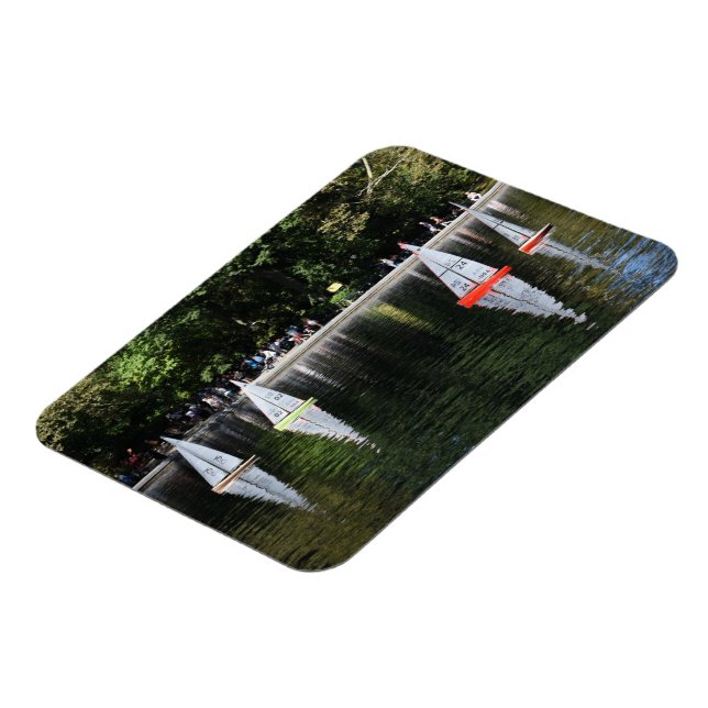 Konservatorialguineanska parken Vatten Boat Pond N Magnet (Vänstra Sidan)
