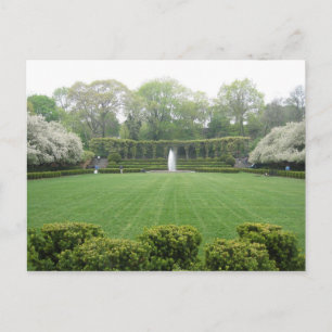 Konservatoriskt Garden Central Park New York City Vykort