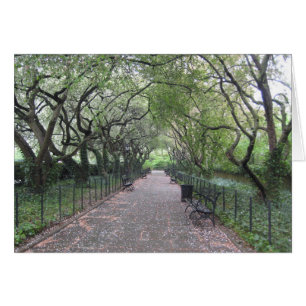 Konservatoriskt trädgårdscentralparkens NYC-fotogr OBS Kort