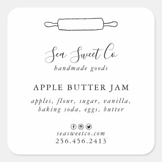 Konservburkens Etikett (Framsida)