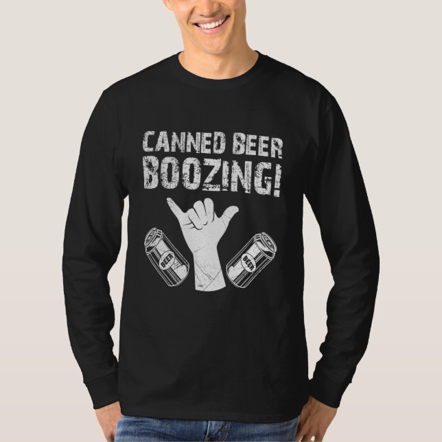Konserverad Öl Slask Festival Malle Fester Burkar  T Shirt (Framsida)
