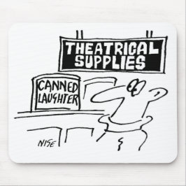Konserverad skratt som säljs i teaterleverantören musmatta