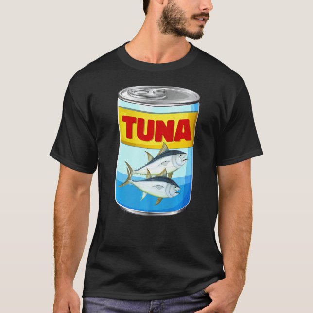 Konserverad Tonfisk Blåfenad Tonfisk Fiske Premium T Shirt (Framsida)