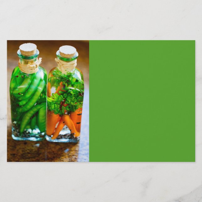 Konserverade grönsaker flygblad (Framsidan)