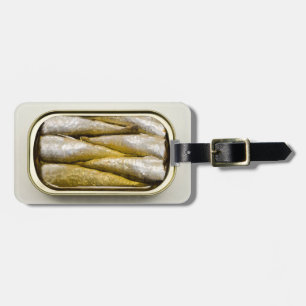Konserverade sardiner bagagebricka