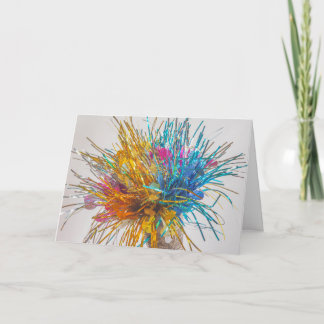 Konserverfirande av party-födelsedag i färg kort