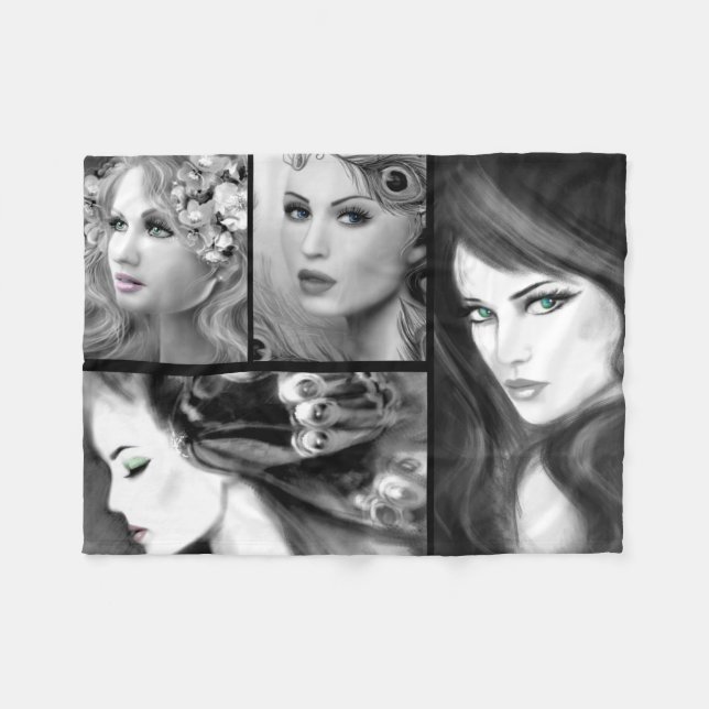 Könsfantasisagor Fleecefilt (Framsidan (Horisontell))