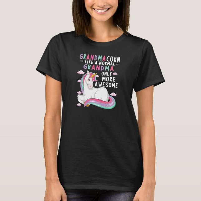 Könsfarmor som en vanlig mormor t shirt (Framsida)