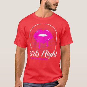 Könsflickor Natten med min Besties Party Group Pub T Shirt