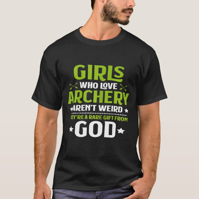 Könsflickor som Kärlek ärkeriarcher T Shirt (Framsida)